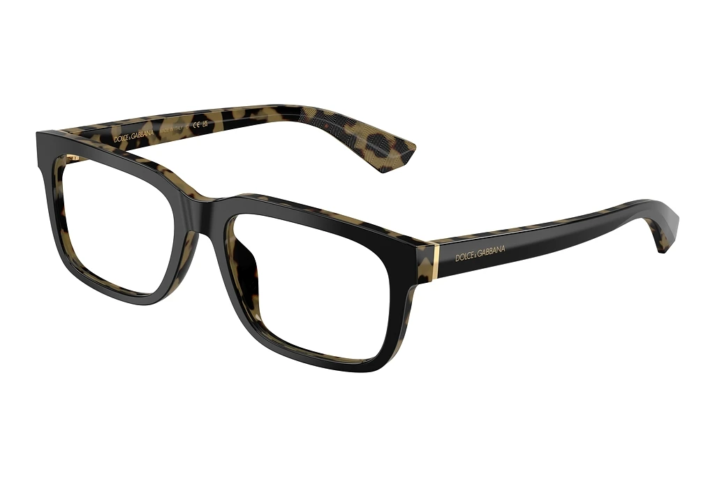 Dolce & Gabbana   DG3432 3404 Black On Yellow Havana