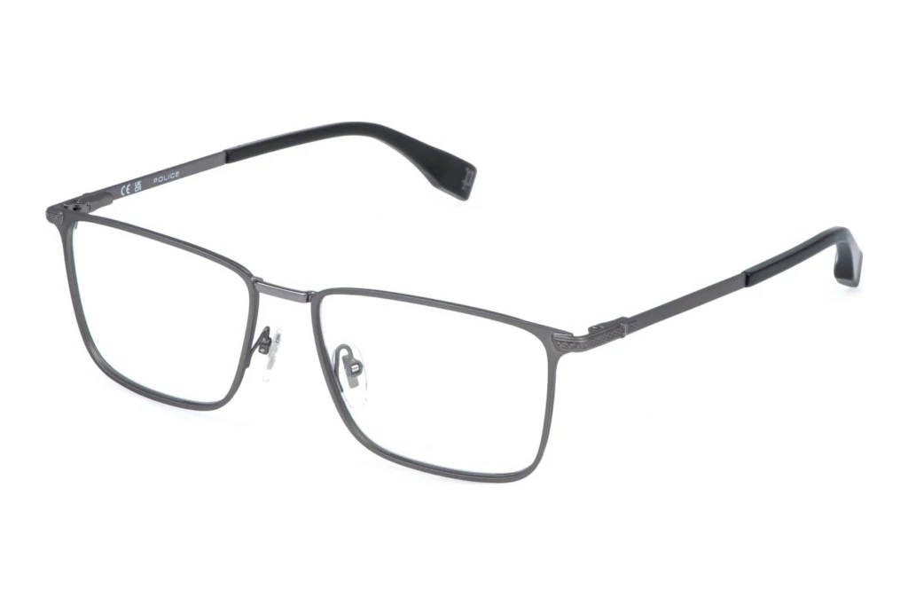 Police   VPLR64 0E56 TOTAL SHINY RUTHENIUM W/MATT/SANDBLASTED