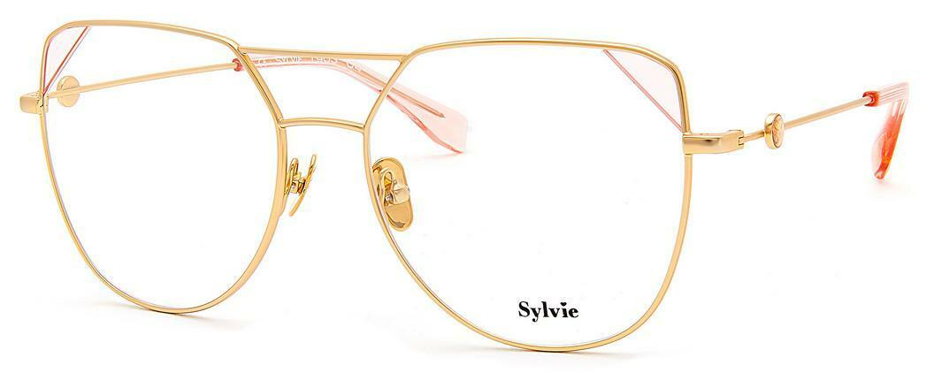 Sylvie Optics   1903 04 gold matt-pink