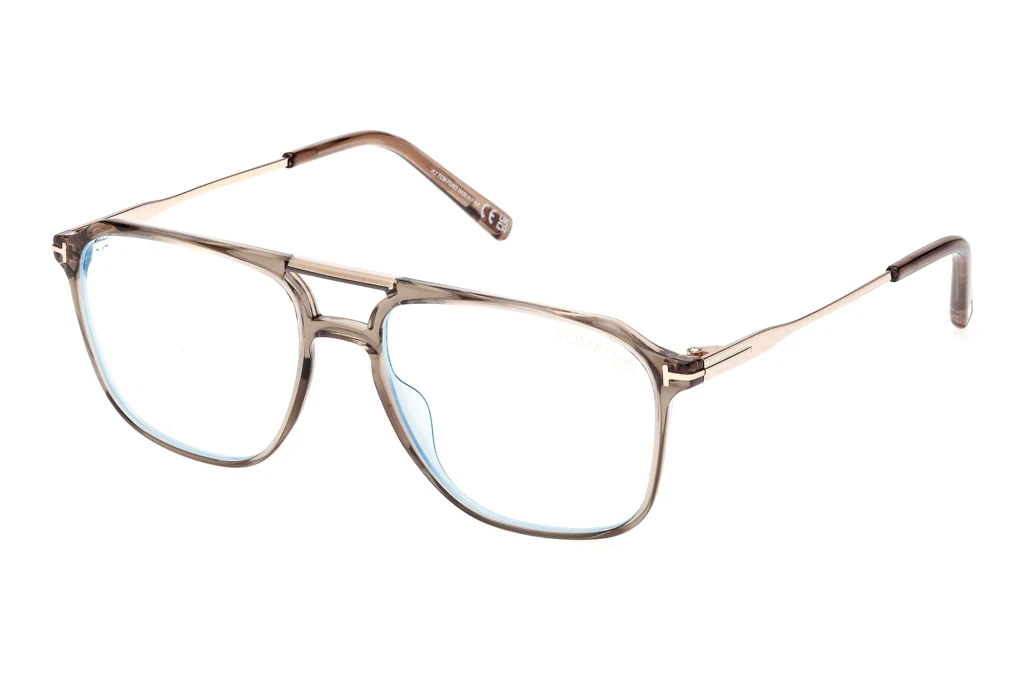 Tom Ford   FT5665-B 045 Glänzend Hellbraun