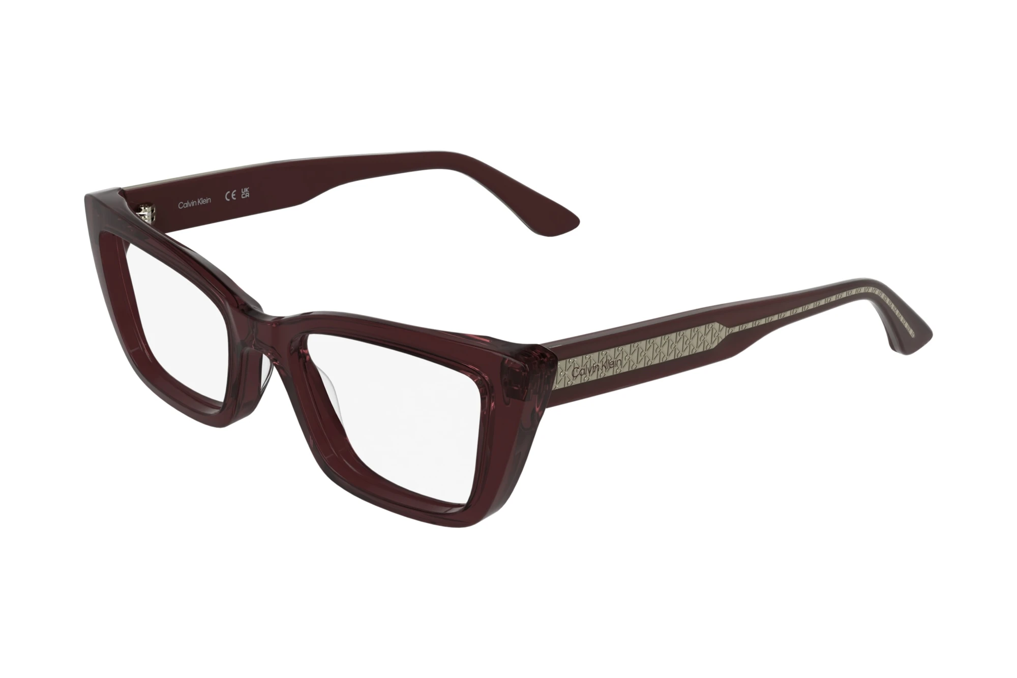 Calvin Klein   CK25549 605 RED TRANSPARENT BURGUNDY