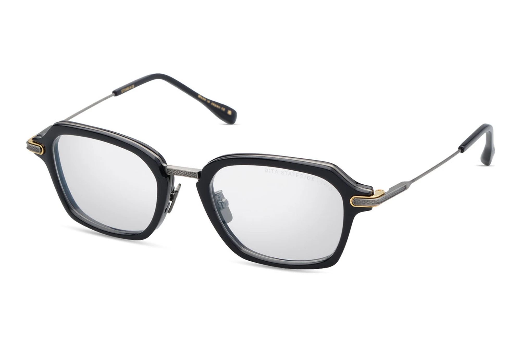 DITA   DTX-449 03A NAVY - ANTIQUE DARK GUN - YELLOW GOLD