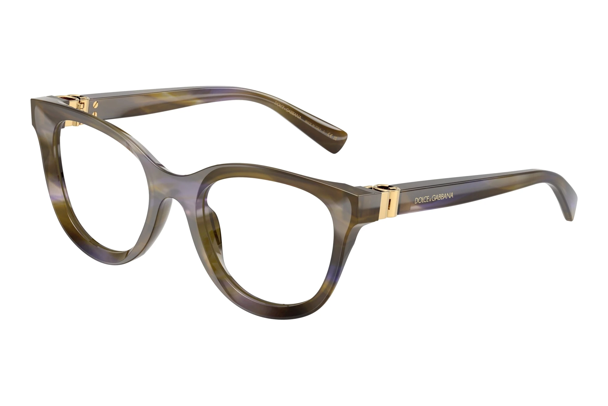 Dolce & Gabbana   DG3437 3447 Striped Olive