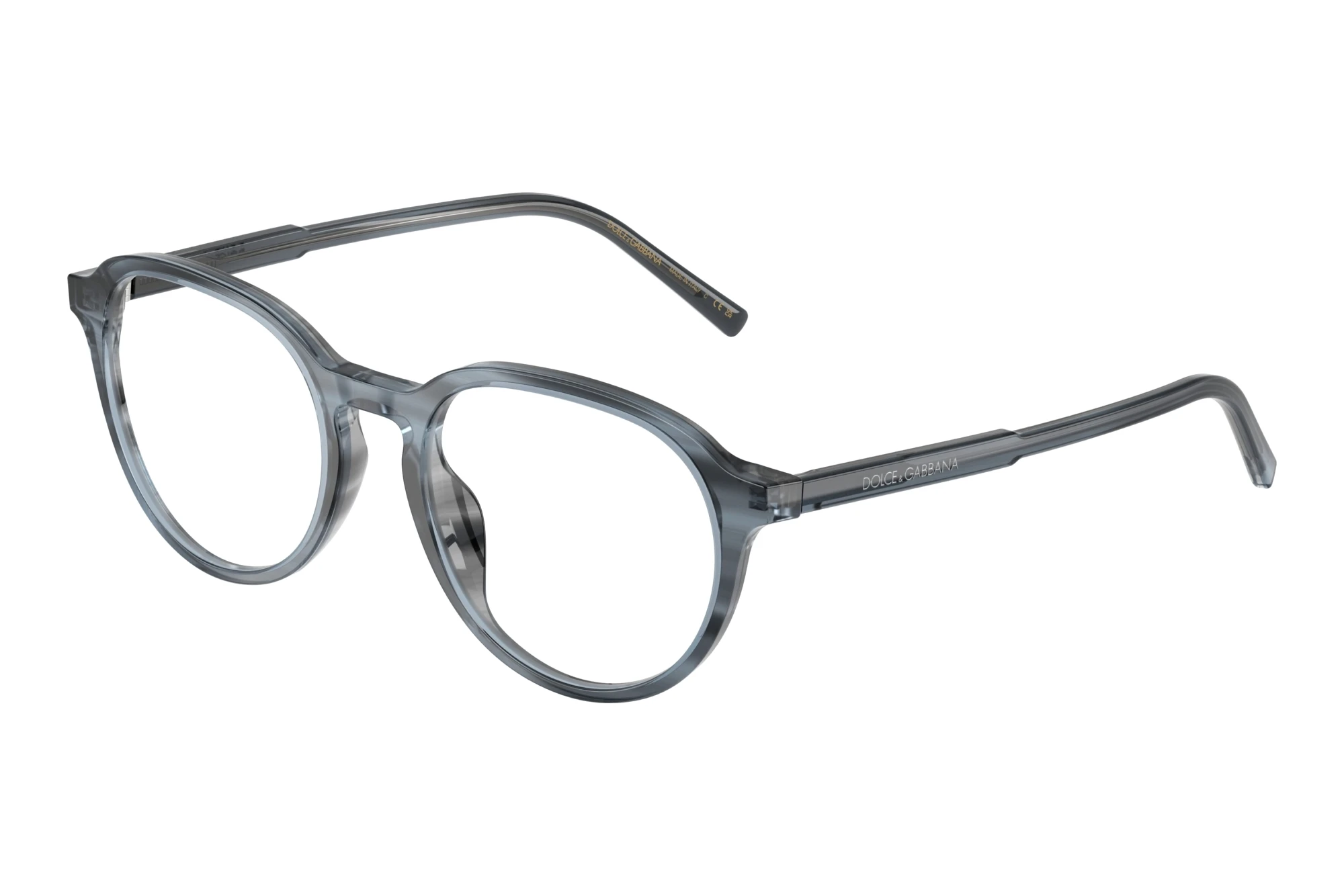 Dolce & Gabbana   DG3444 3482 Blue On Striped Blue