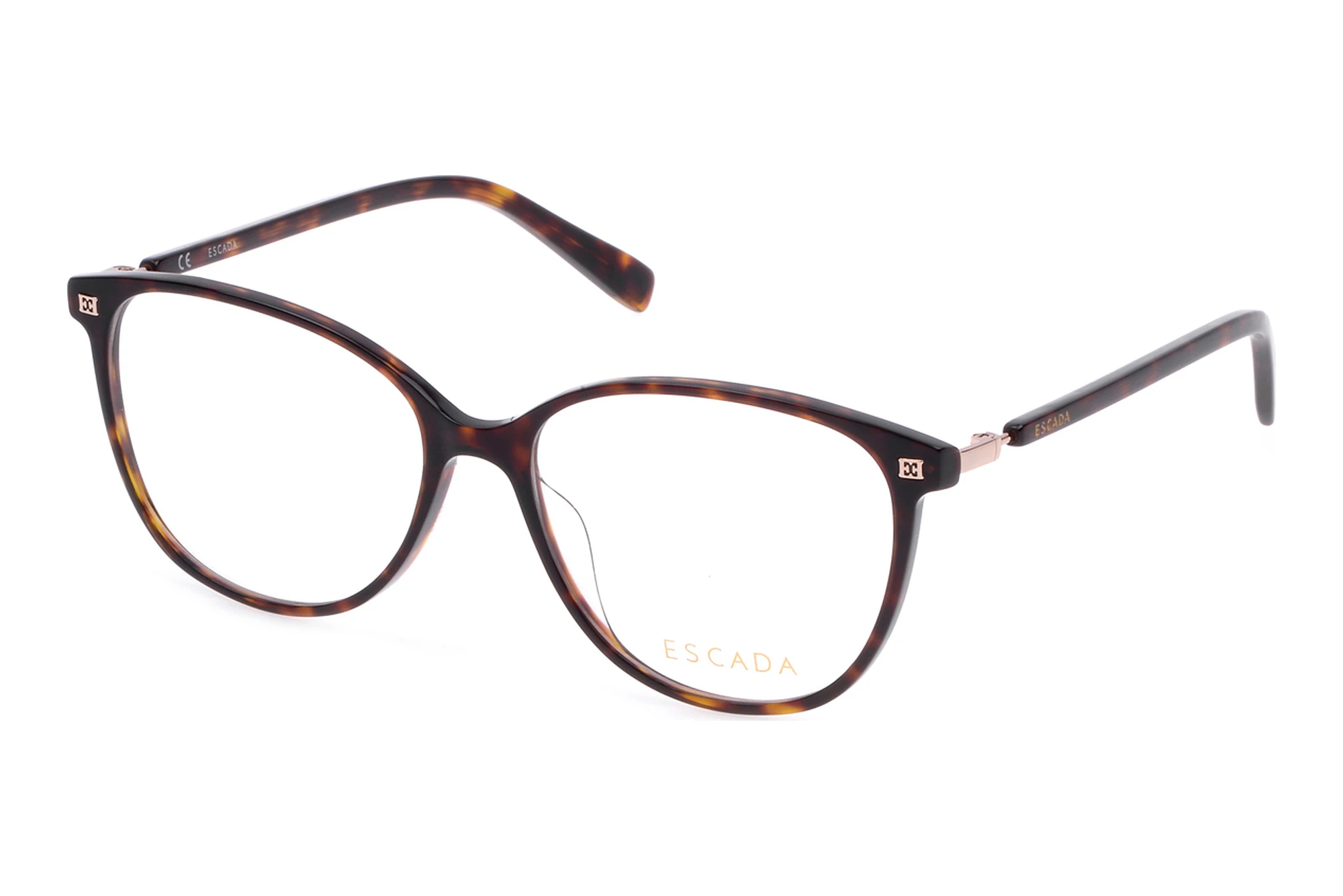 Escada   VES459 0743 SHINY BROWN/YELLOW HAVANA