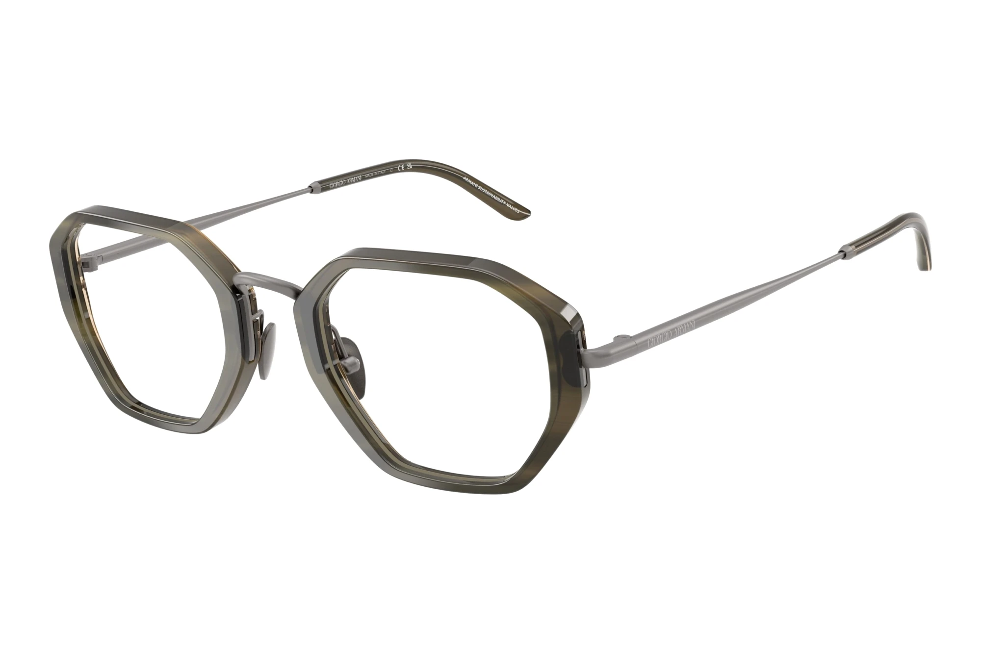 Giorgio Armani   AR7282 6304 Striped Green
