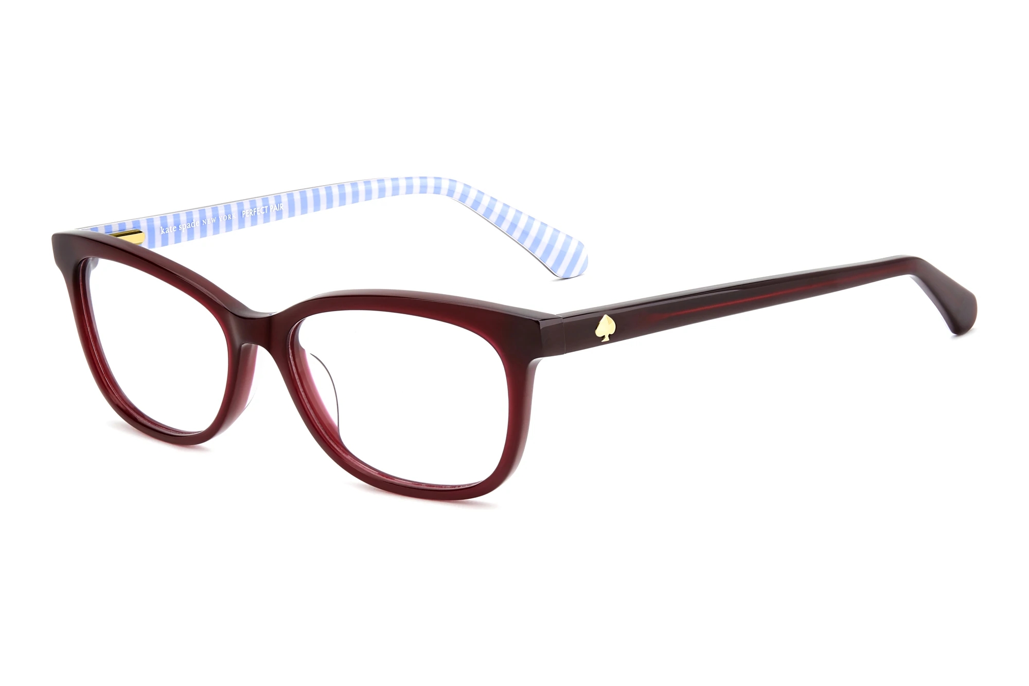 Kate Spade   BRONWEN/3 QFO BURGUNDY STRIPED MULTICOLOR
