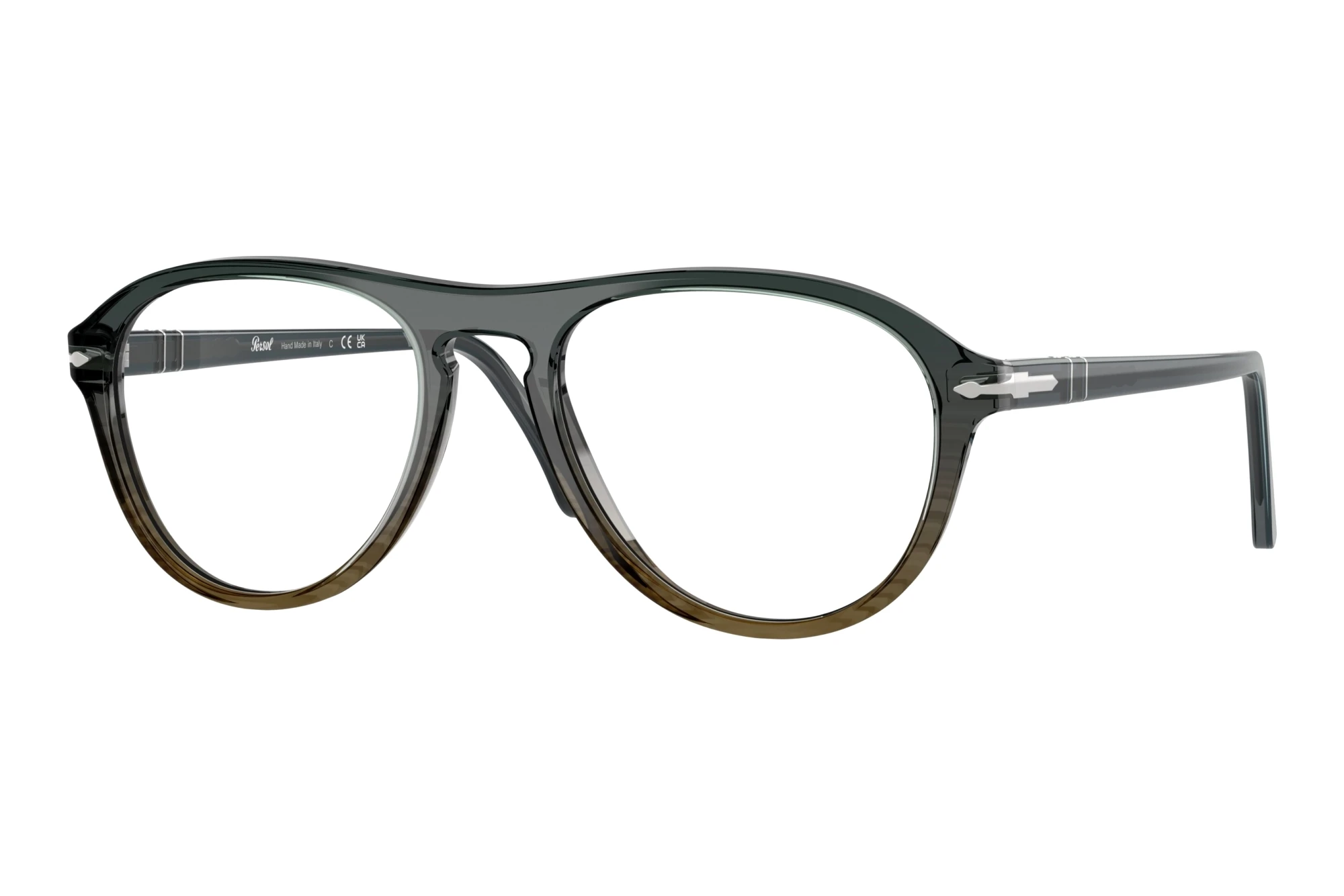 Persol   PO3371V 1012 Grey Striped Green