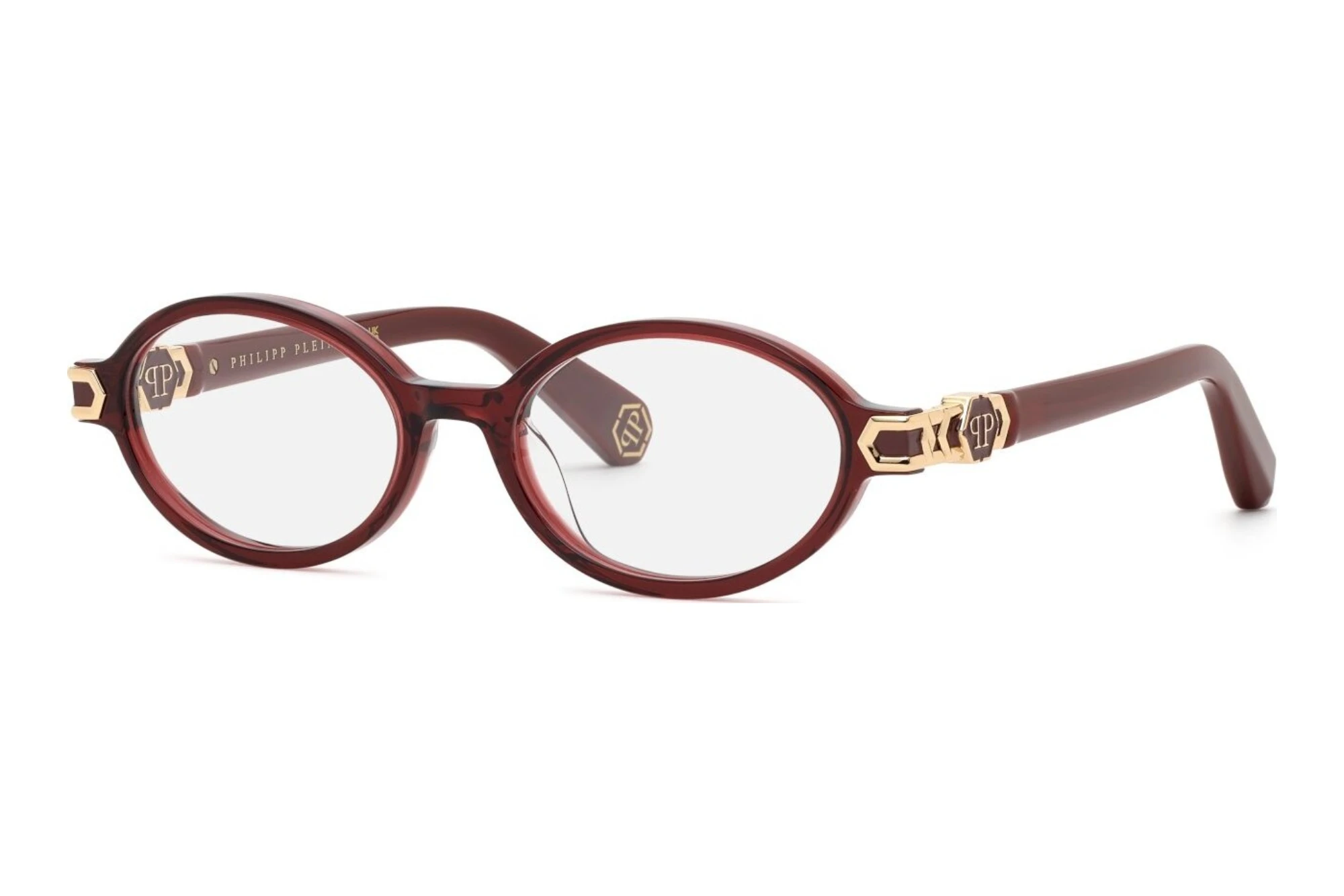 Philipp Plein   VPP248 0V64 SHINY TRANSP.BORDEAUX RED