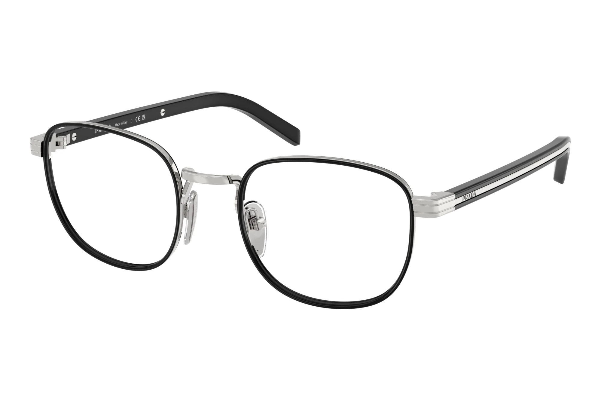 Prada   PR D50V 1BC1O1 Silver/Black
