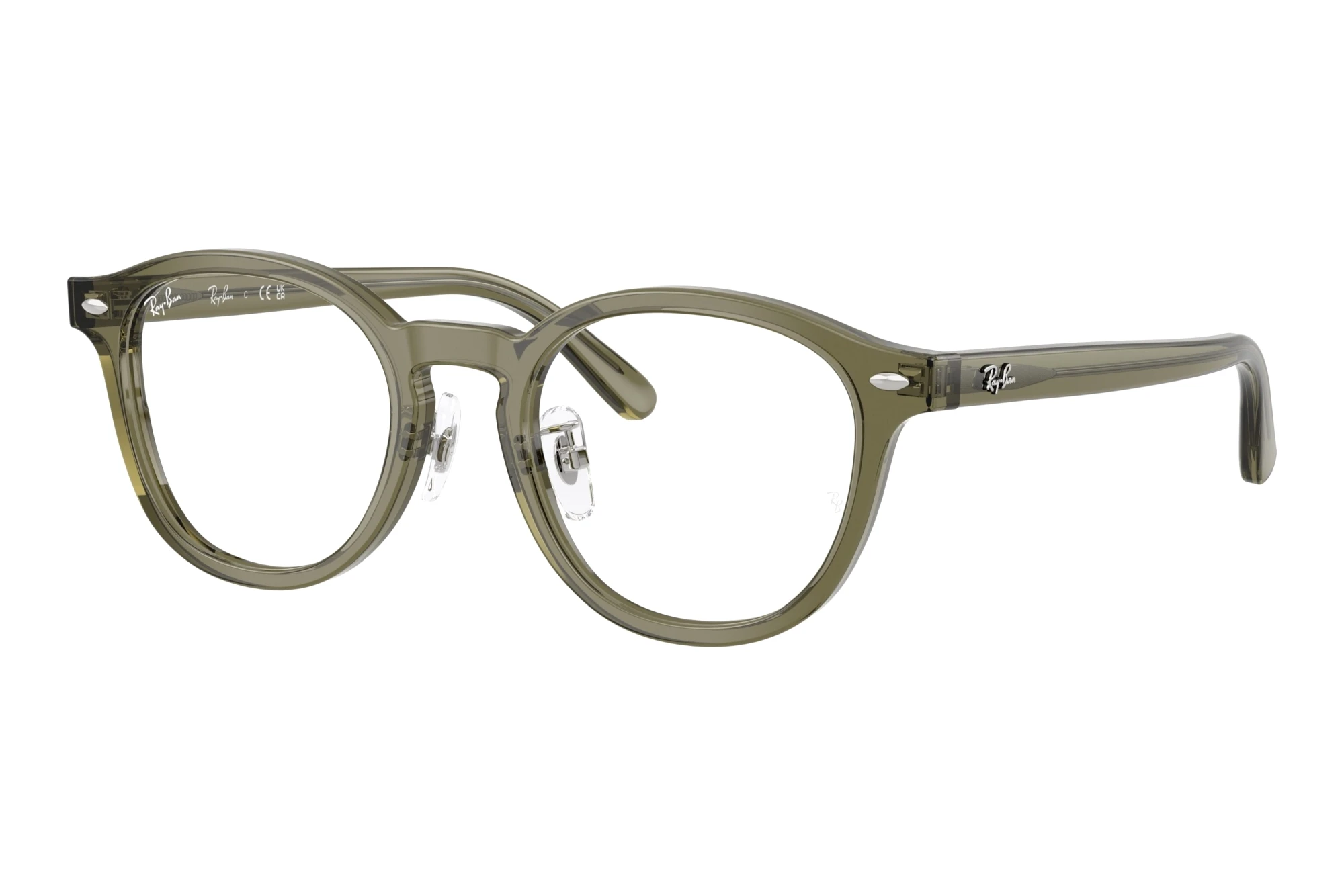 Ray-Ban   RX5443D 8501 Transparent Brown Heart