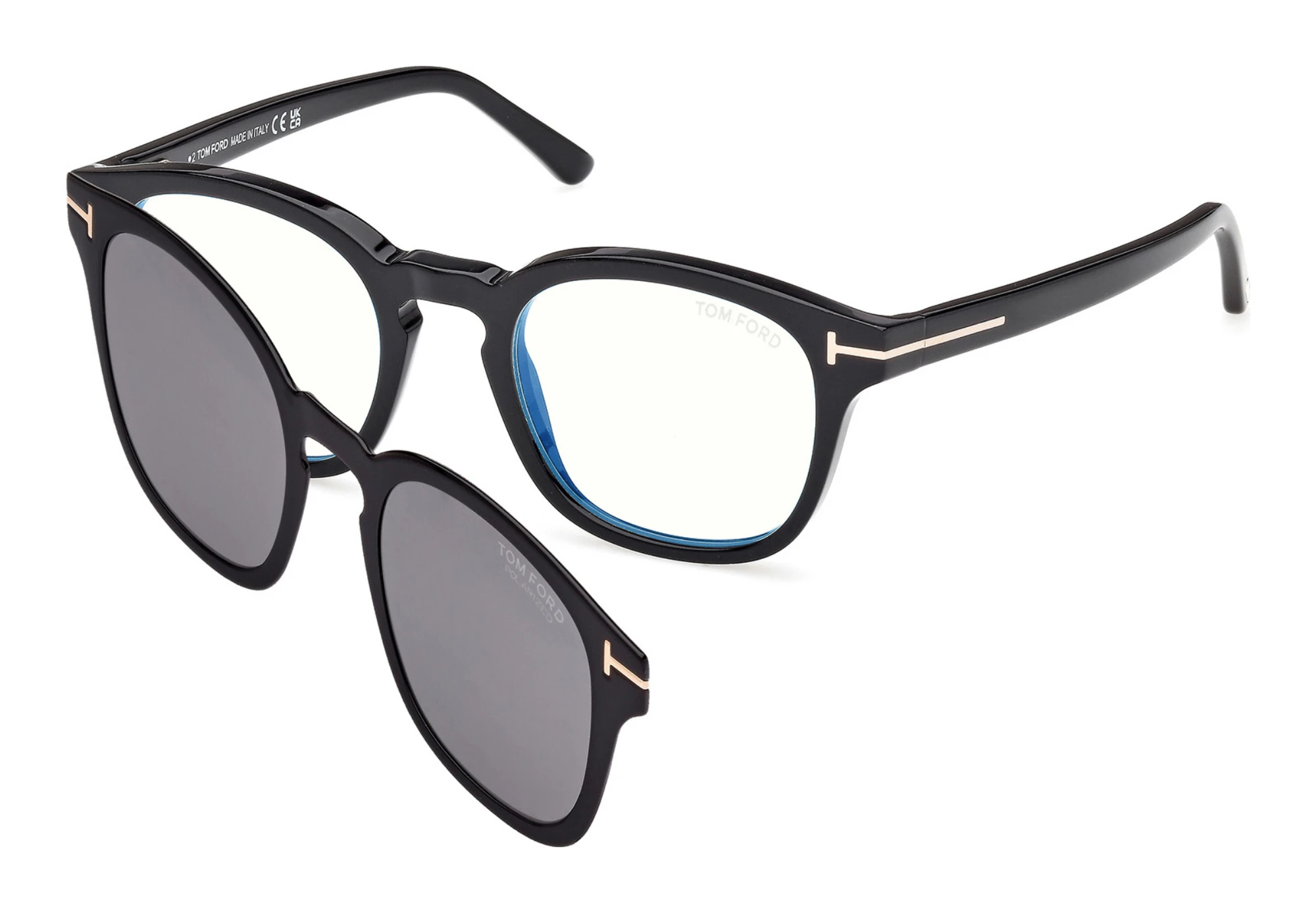 Tom Ford   FT5532-B 01D Glänzend Schwarz
