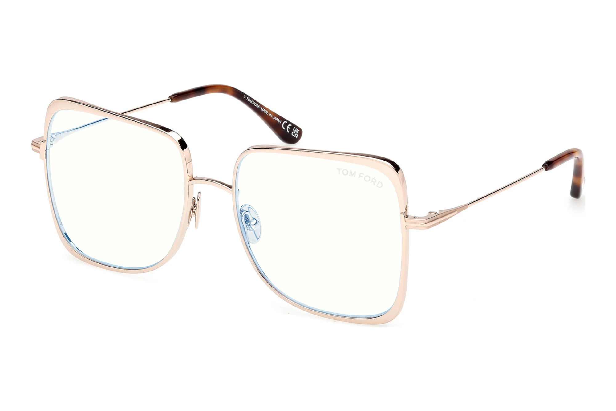 Tom Ford   FT6098-B 028 Glänzend Rose Gold