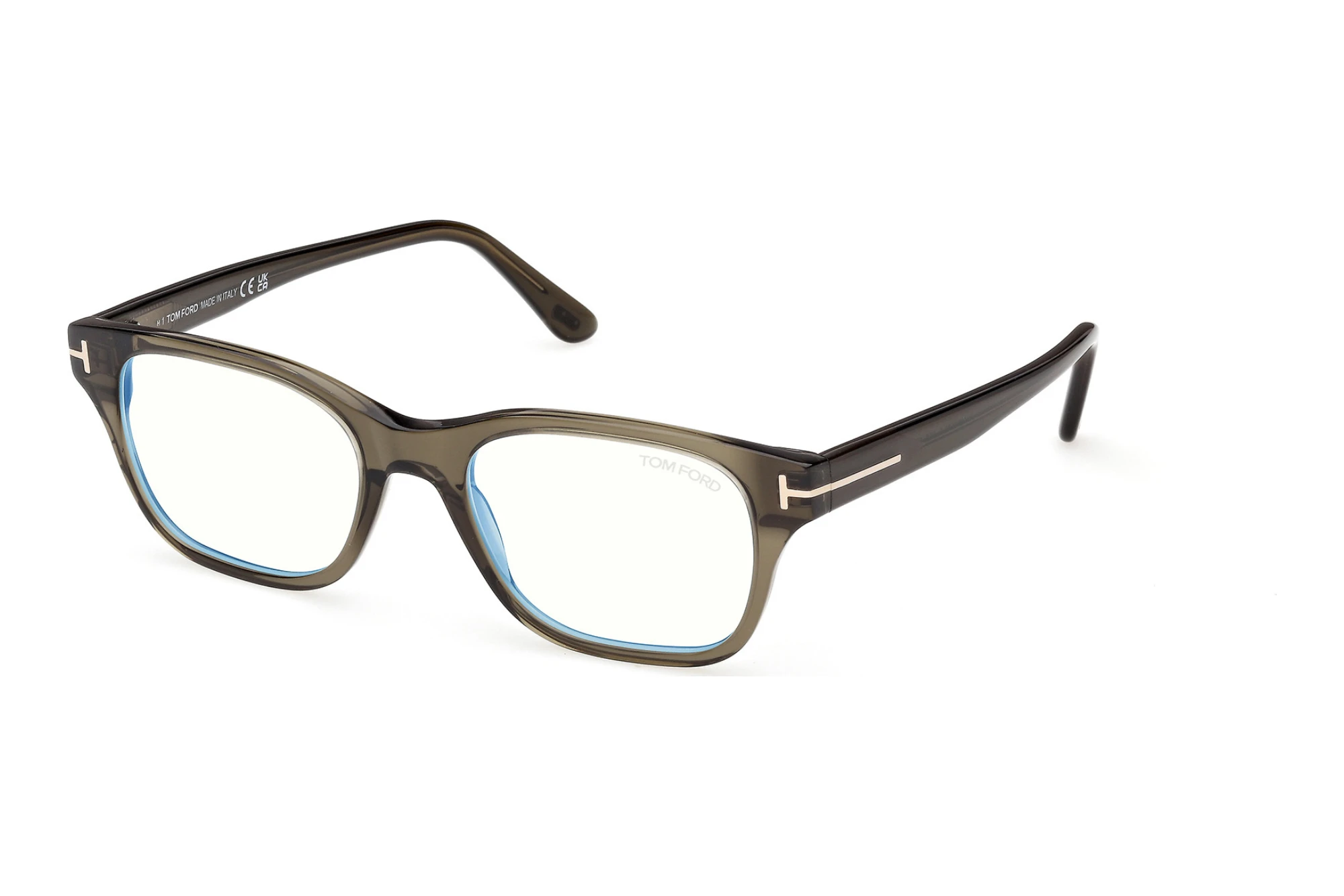 Tom Ford   FT6120-B 096 Glänzend Dunkelgrün