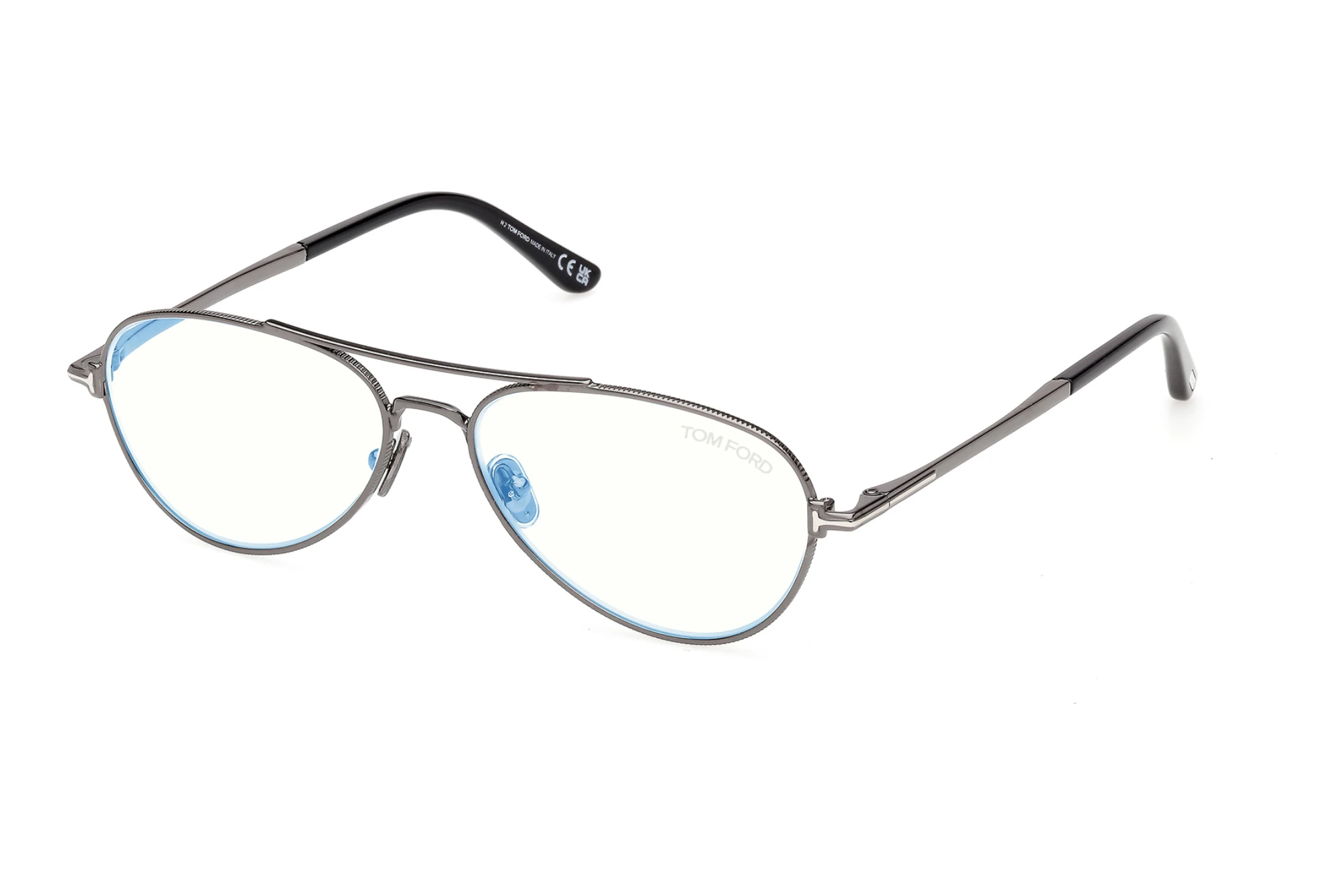 Tom Ford   FT6128-B 008 Glänzend Gunmetal