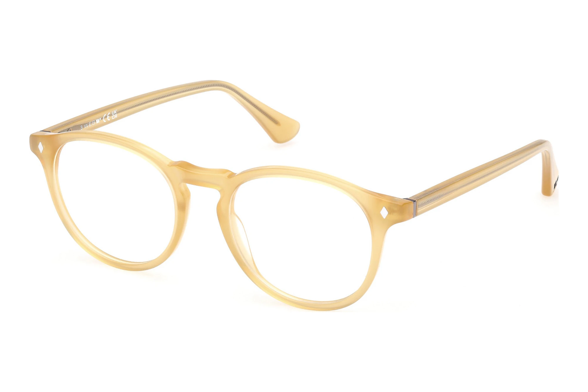Web Eyewear   WE5387 041 Glänzend Hell Gelb