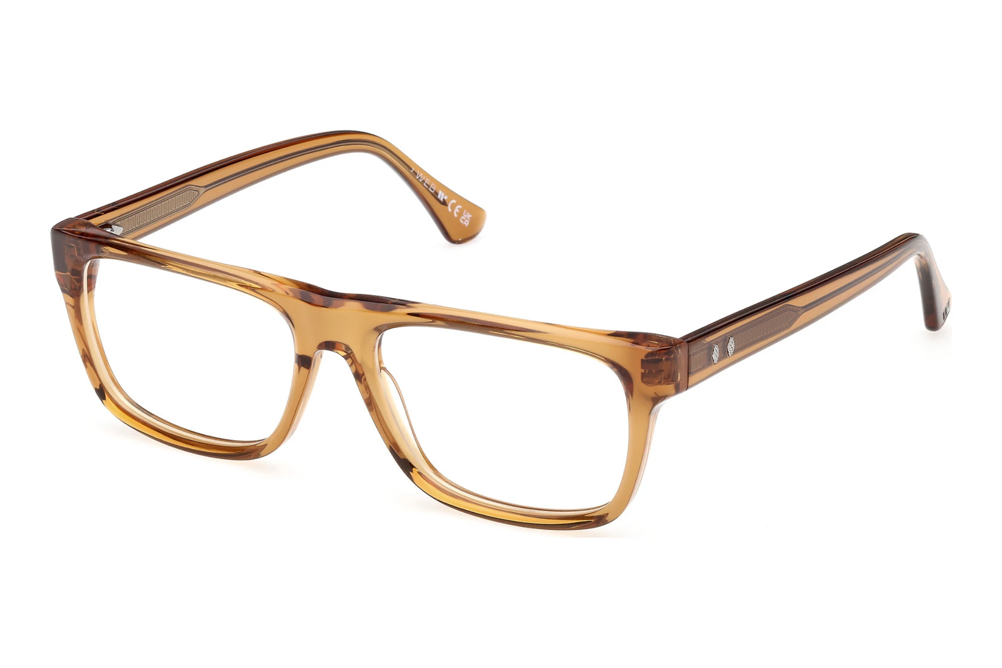 Web Eyewear   WE5464 039 Glänzend Hell Gelb