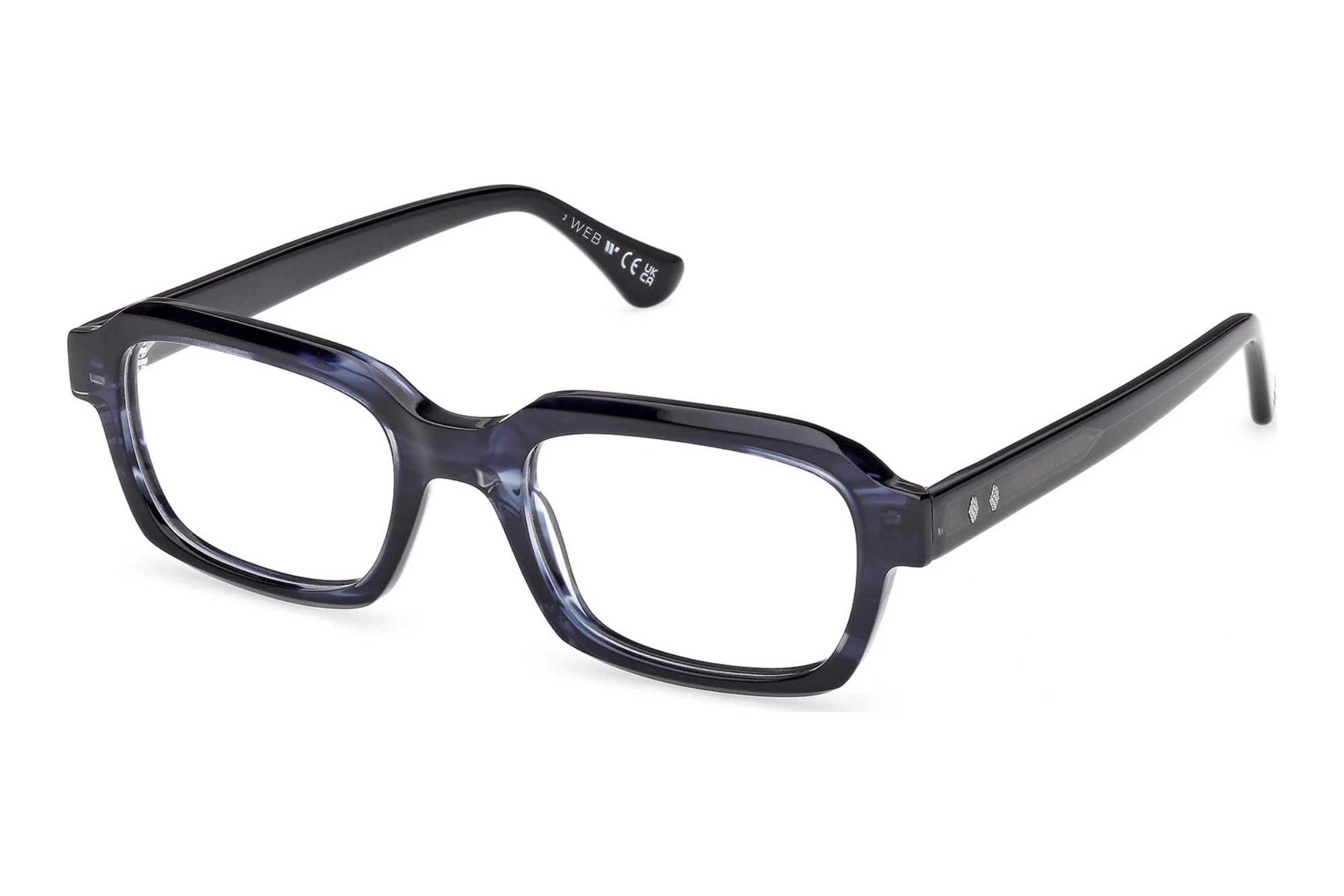 Web Eyewear   WE5466 092 Blau/Gestreift