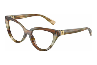 Dolce & Gabbana DG3414 3446 Striped Ochre