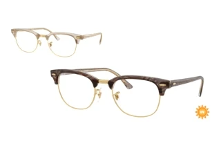 Widok z przodu Ray-Ban CLUBMASTER (RX5154 - 8291)