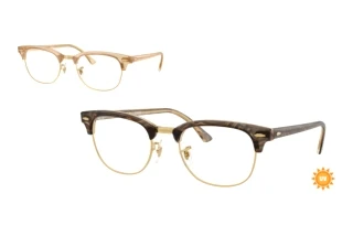 Widok z przodu Ray-Ban CLUBMASTER (RX5154 - 8294)
