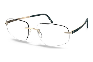 Silhouette 5529-MN 5540 Teal / Brass