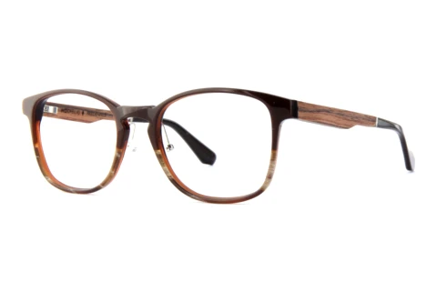 Okulary korekcyjne Wood Fellas Friedenfels (10975 walnut/horn brown)