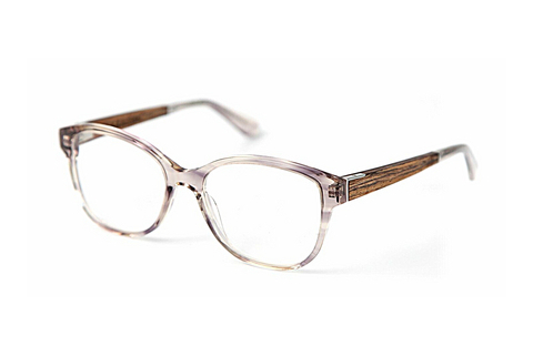 Okulary korekcyjne Wood Fellas Rosenberg Premium (10993 macassar/smoked grey)