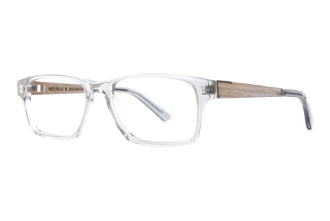Okulary korekcyjne Wood Fellas Maximilian Premium (10999 chalk oak/crystal grey)