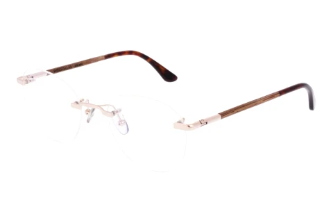 Okulary korekcyjne Wood Fellas Ammil (11016 curled/gold shiny)