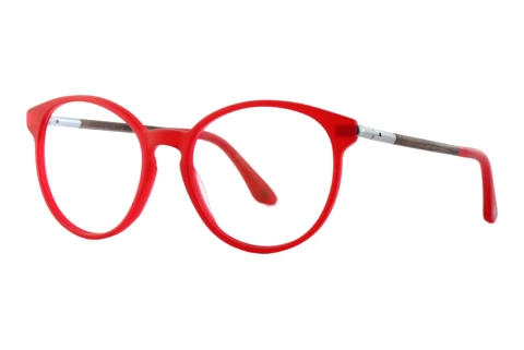 Okulary korekcyjne Wood Fellas Halo (11020 curled/red)