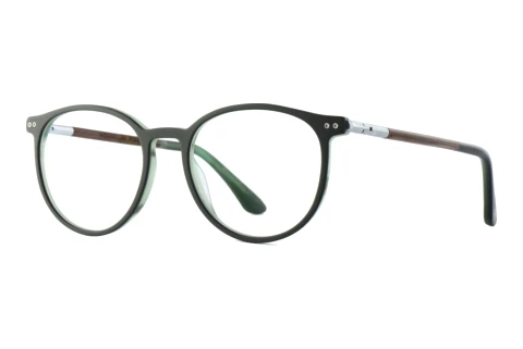 Okulary korekcyjne Wood Fellas Point (11037 curled/green)