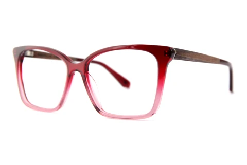 Okulary korekcyjne Wood Fellas Curve (11042 curled/red)