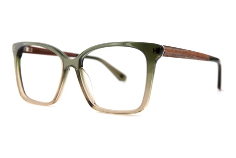 Okulary korekcyjne Wood Fellas Curve (11042 macassar/green)