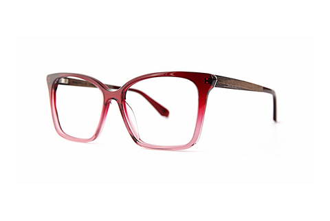 Okulary korekcyjne Wood Fellas Curve (11042 red/crystal)