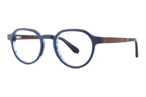 Okulary korekcyjne Wood Fellas Fog (11054 curled/blue)