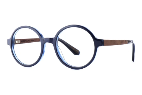 Okulary korekcyjne Wood Fellas Oasis (11057 curled/blue)