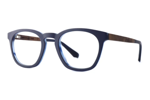 Okulary korekcyjne Wood Fellas Flake (11075 curled/blue)