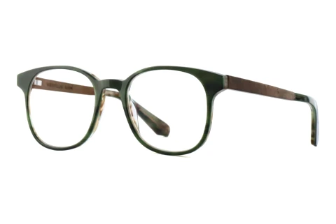 Okulary korekcyjne Wood Fellas GLOW (11079 curled/green)