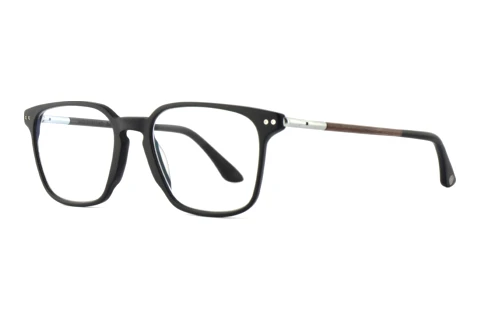Okulary korekcyjne Wood Fellas DAWN (11086 curled/black)