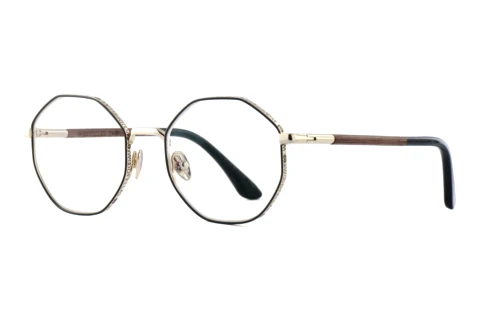 Okulary korekcyjne Wood Fellas EASE (11087 macassar/gold/black)