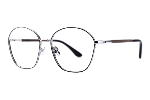 Okulary korekcyjne Wood Fellas TWIST (11088 black oak/silver/black)