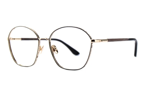 Okulary korekcyjne Wood Fellas TWIST (11088 curled/gold/black)