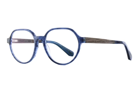 Okulary korekcyjne Wood Fellas EDEN (11113 black oak/blue)