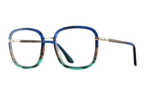 Okulary korekcyjne Wood Fellas SERENO (11129 walnut/blue/gold)
