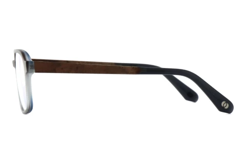 Okulary korekcyjne Wood Fellas KUMULUS (11137 curled/grey)
