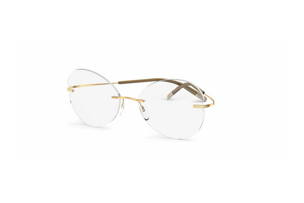 Okulary korekcyjne Silhouette Tma The Icon Gold Edition (5538-ID 7520)