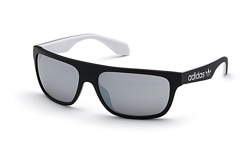Adidas Originals   OR0023 02C grau verspiegelt02C - schwarz matt / grau verspiegelt