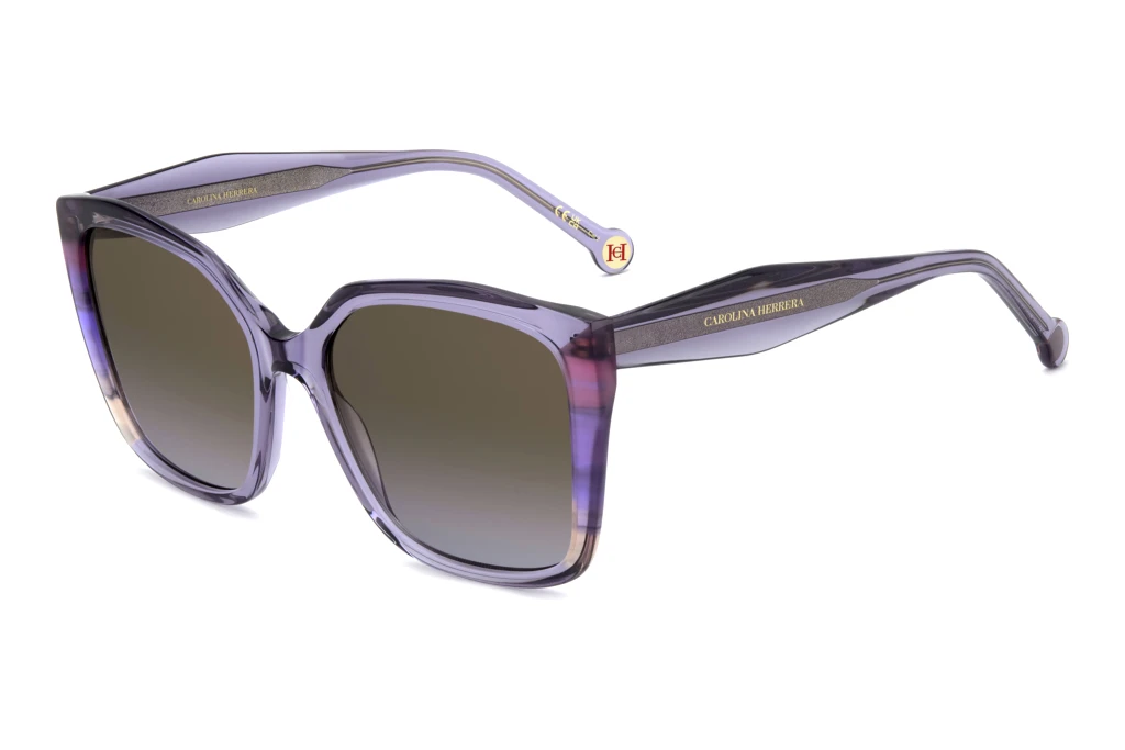 Carolina Herrera   HER 0339/S 789/QR BROWN VIOLET DOUBLESHADEVIOLETT
