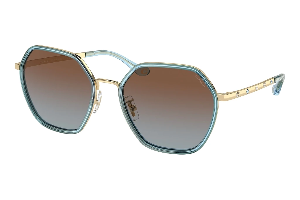 Coach   HC7167B 944513 Blue Brown GradientTransparent Blue